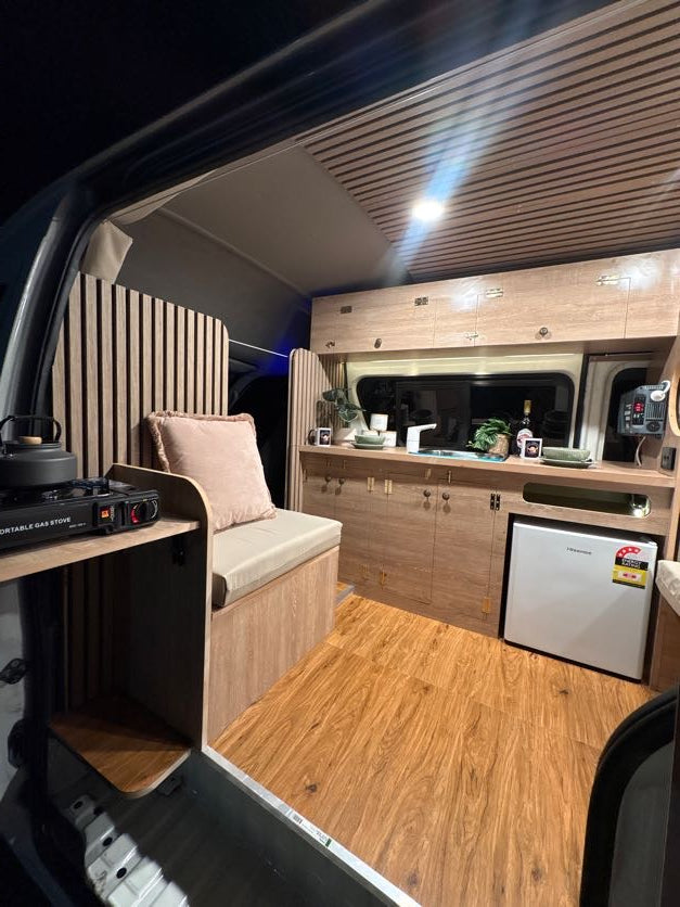 2018 Toyota Hiace Jumbo campervan interior