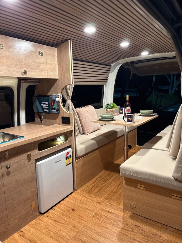 2018 Toyota Hiace Jumbo campervan interior