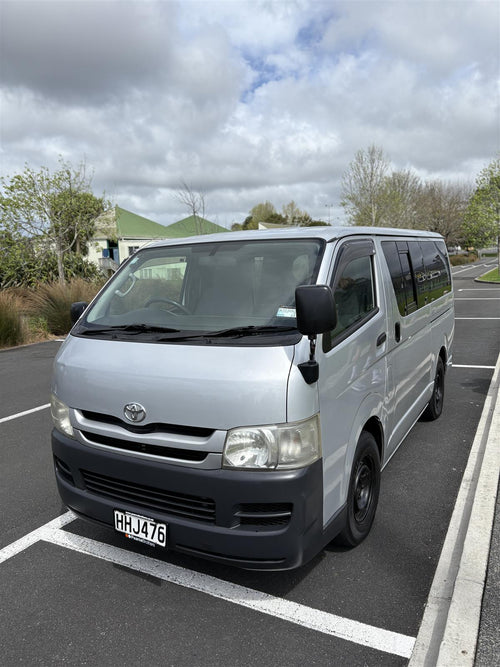 2007 Toyota Hiace Low Roof campervan, front exterior