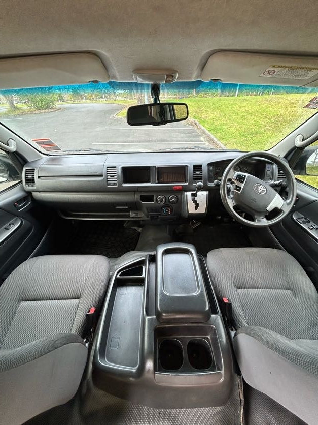 Hiace Jumbo campervan interior