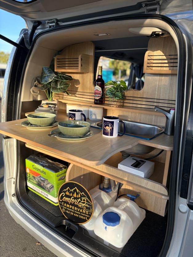 Serena campervan interior
